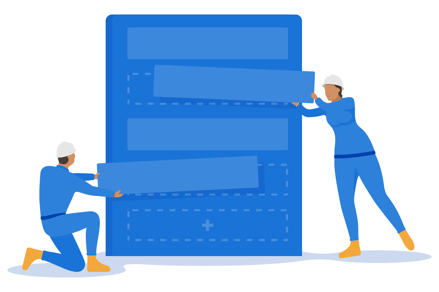 Drag and drop project management for documents