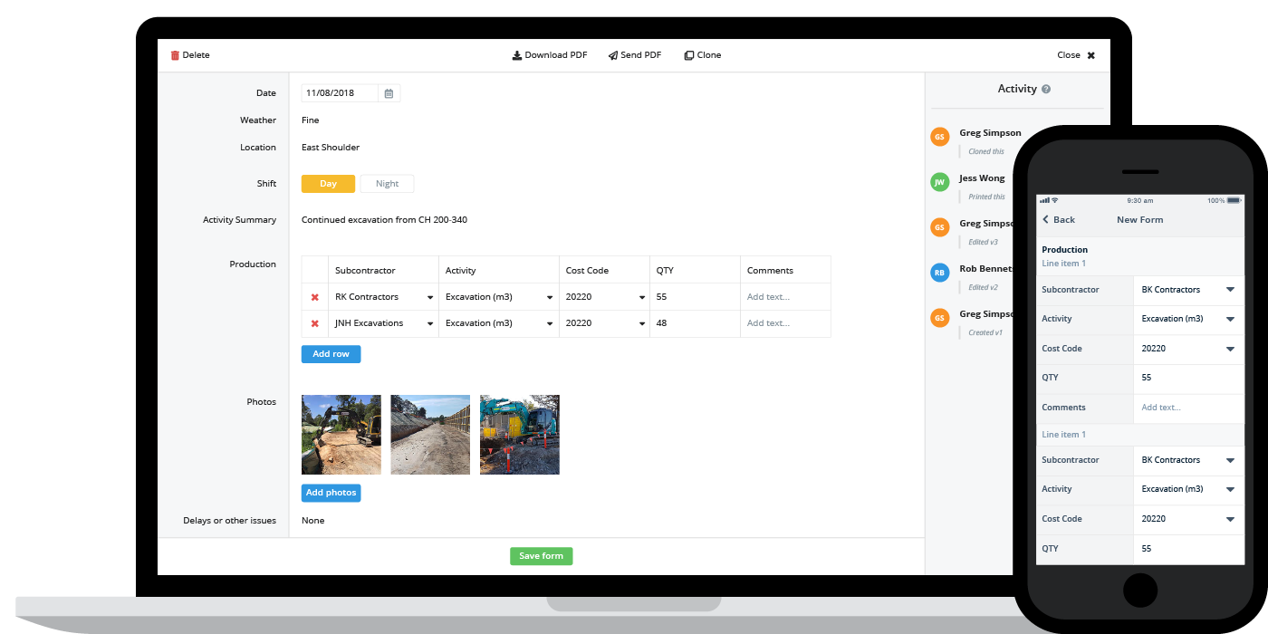 Production Shift Report-1 Shift report software