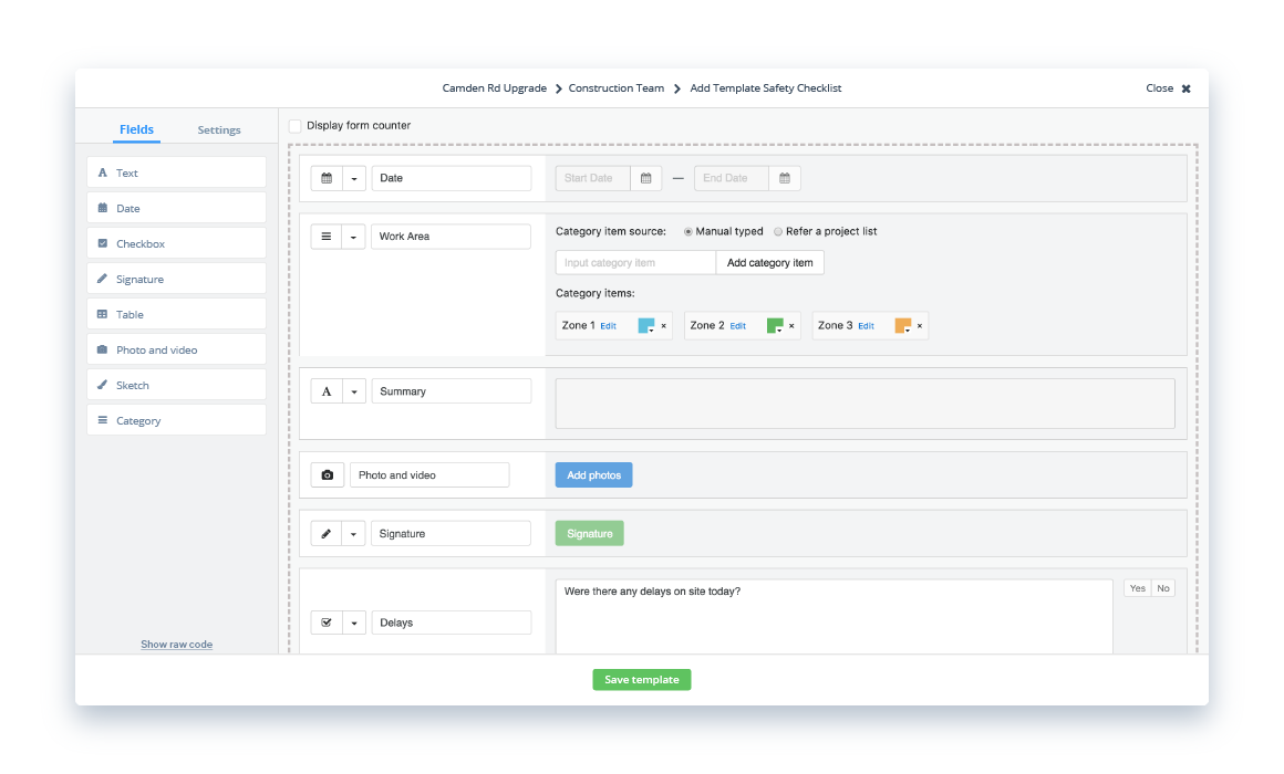 Dashpivot - Build & Assemble - 1 Dashpivot digital form builder