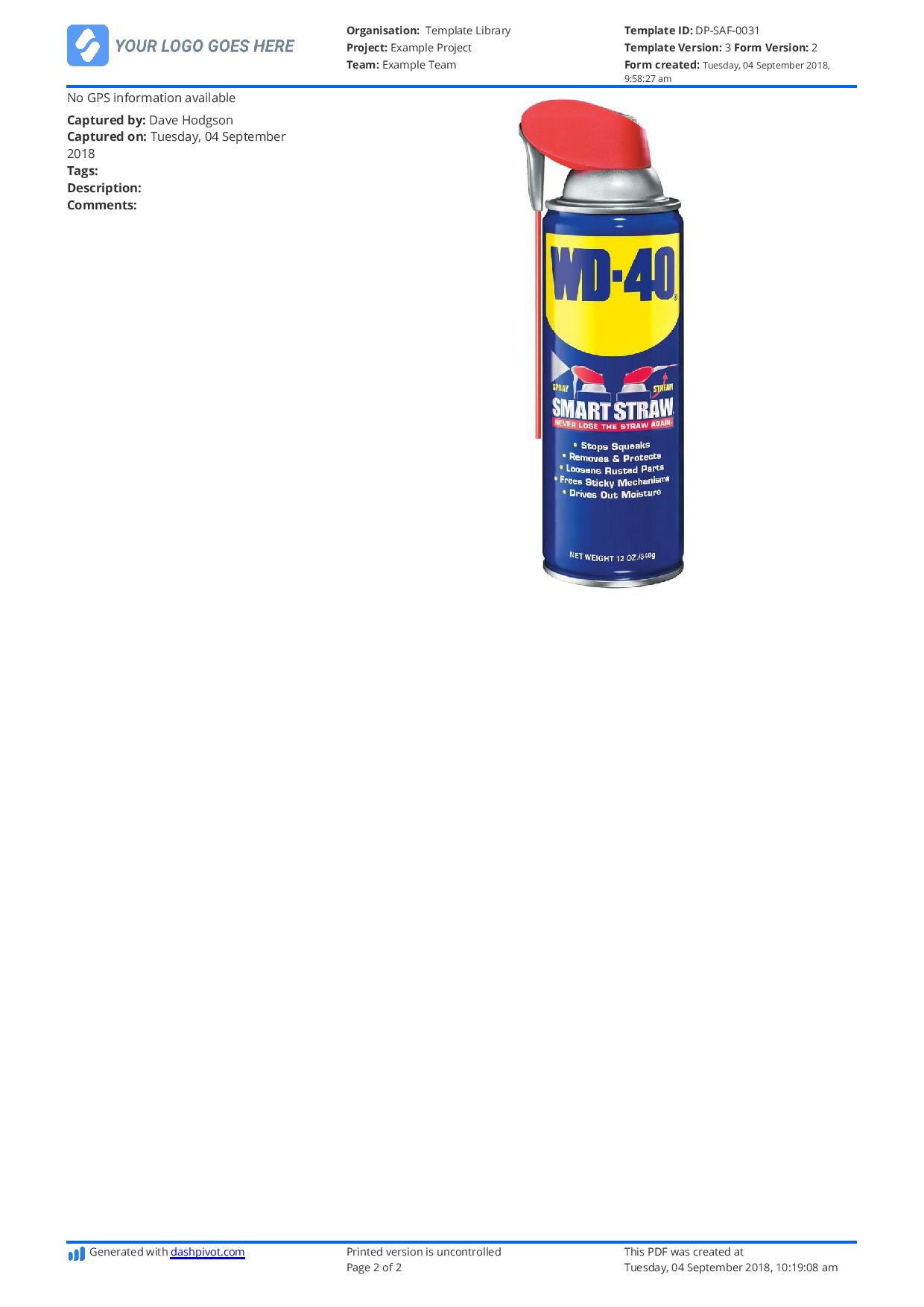 Hazardous chemicals picture