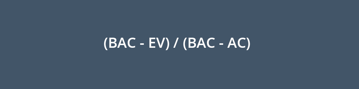 TCPI formula TCPI formula