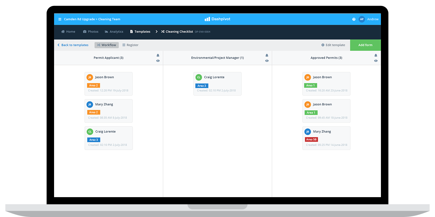 Cleaning checklist app workflow Cleaning checklist app workflow