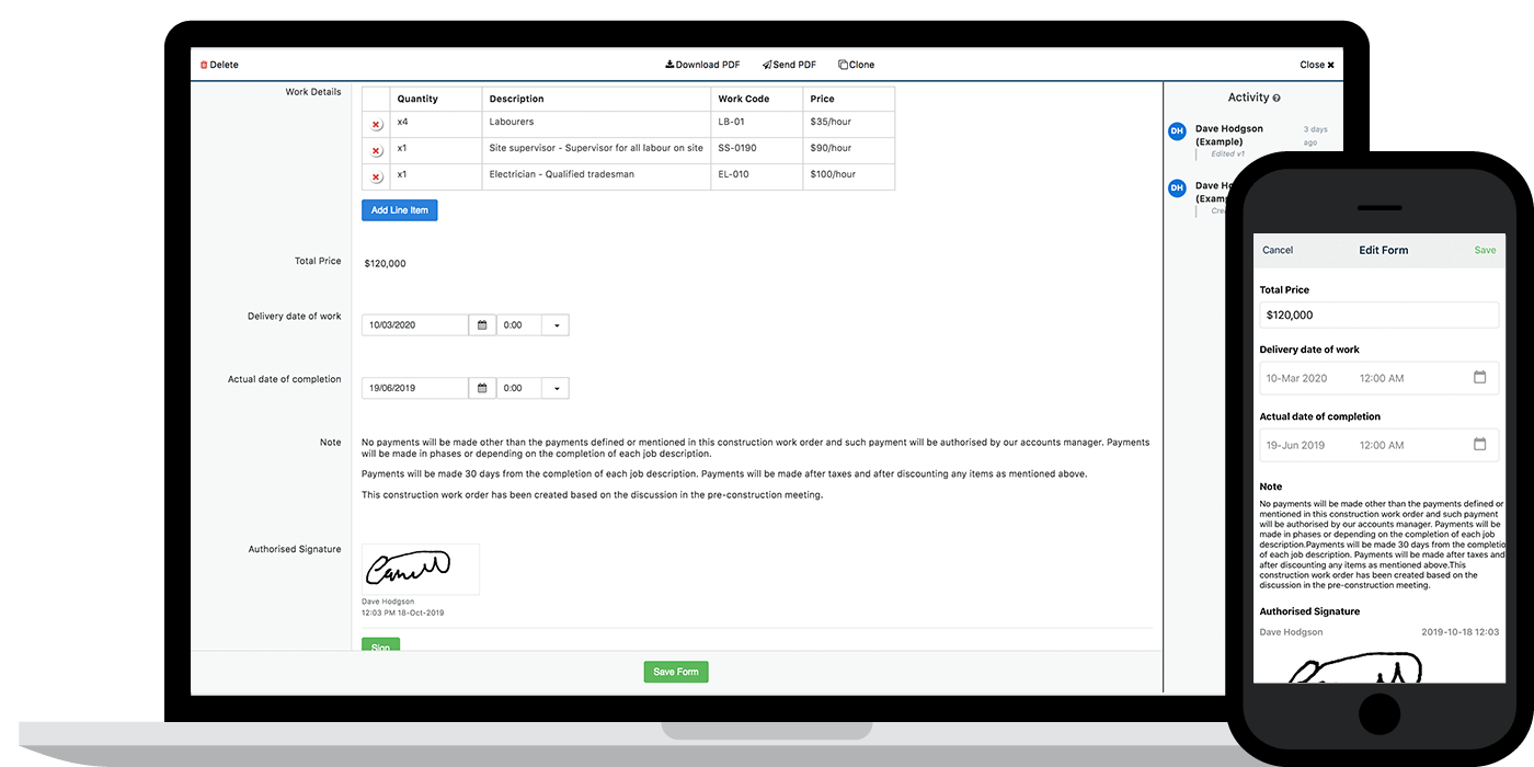 Scope of work software Scope of work software