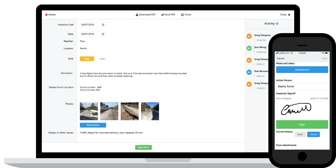 Vehicle inspection app Vehicle inspection app
